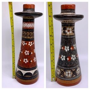Vintage Handmade Mexican Candlesticks